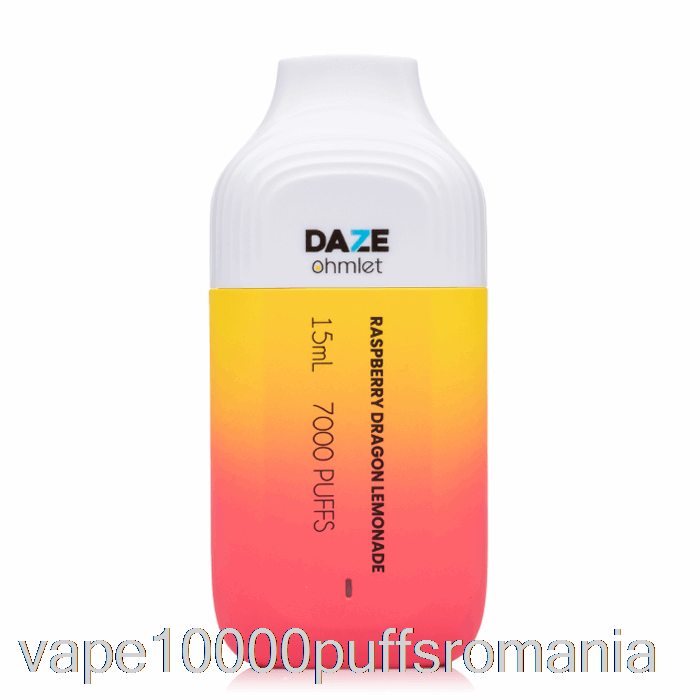 Vape Romania 7 Daze Ohmlet 7000 De Unica Folosinta Raspberry Dragon Limonade